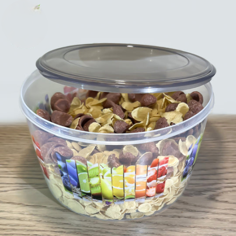Pack Of 2 Smart Round Food Storage Box