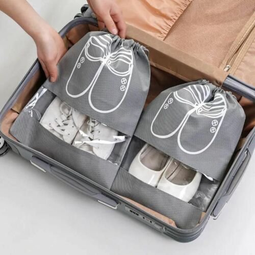 1 pcs Shoes Storage Bag Closet Organizer Travel Portable Waterproof Pocket - Duvera