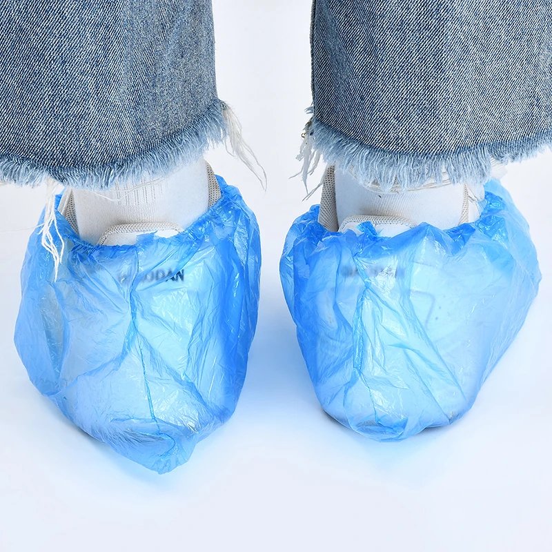 100pcs/pack Disposable Waterproof Shoe Covers. - Duvera