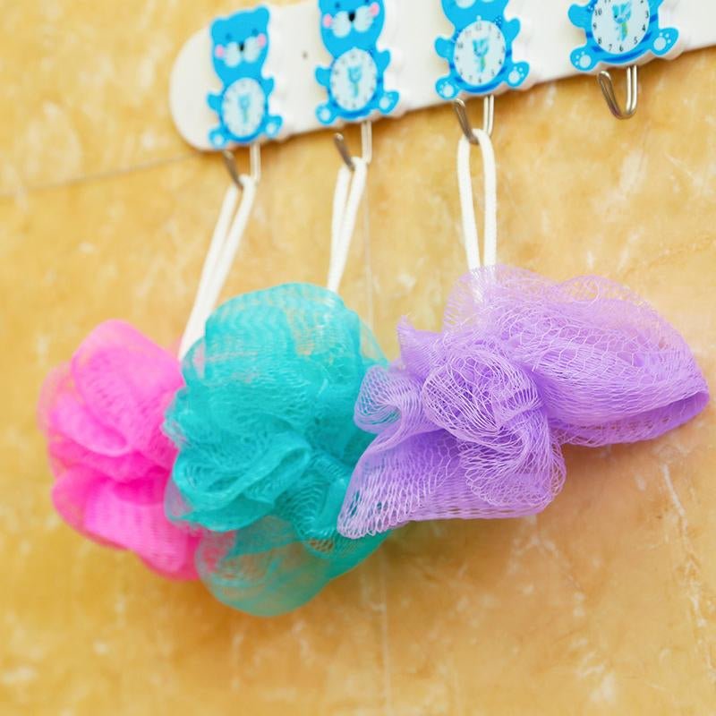 1Pc Flower Bath Body Scrubber Rub. - Duvera