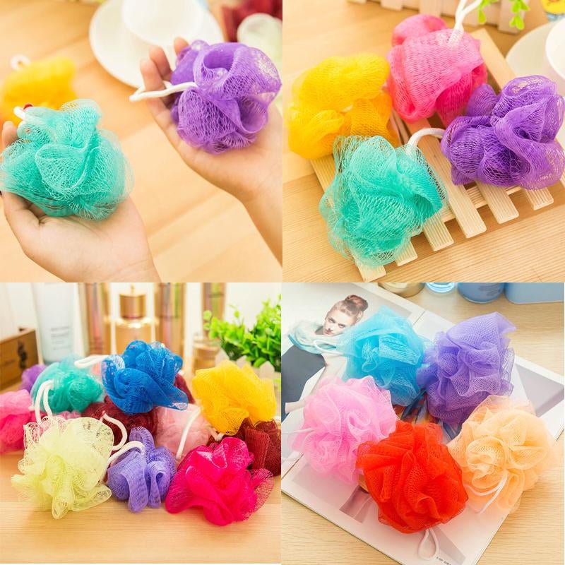 1Pc Flower Bath Body Scrubber Rub. - Duvera