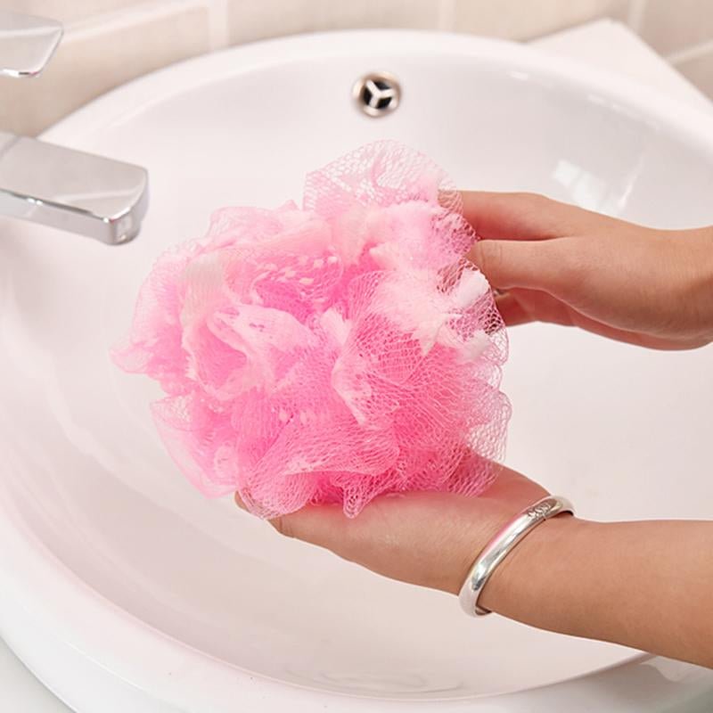 1Pc Flower Bath Body Scrubber Rub. - Duvera