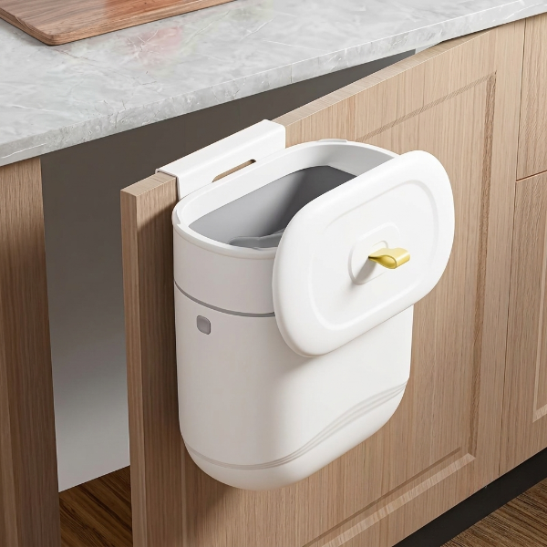 Mini Wall-Mounted Kitchen Trash Bin