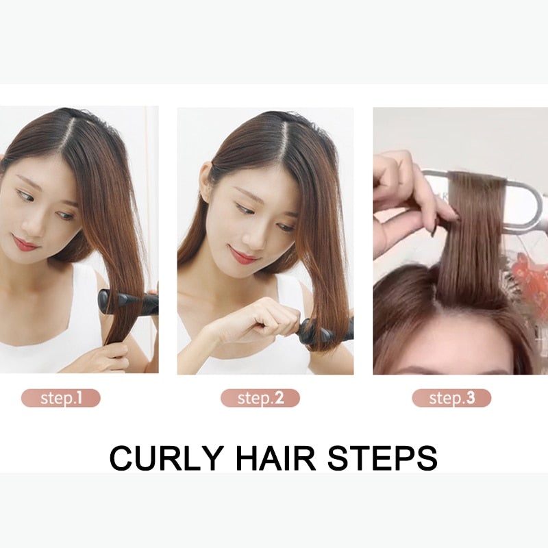 909 Hair Straightener - Ceramic Heated Hair Brush - Duvera