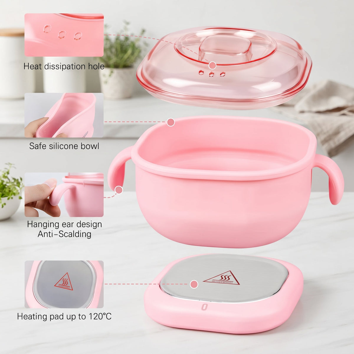 Rechargeable Foldable Wax Heating Machine