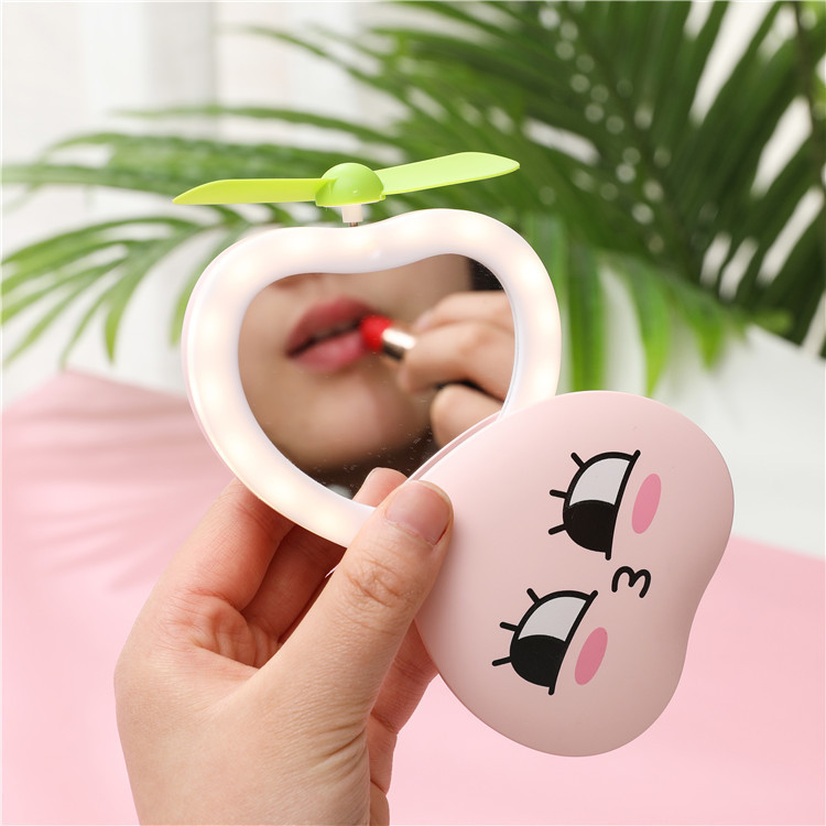 Portable Mini Rechargeable Fan Mirror