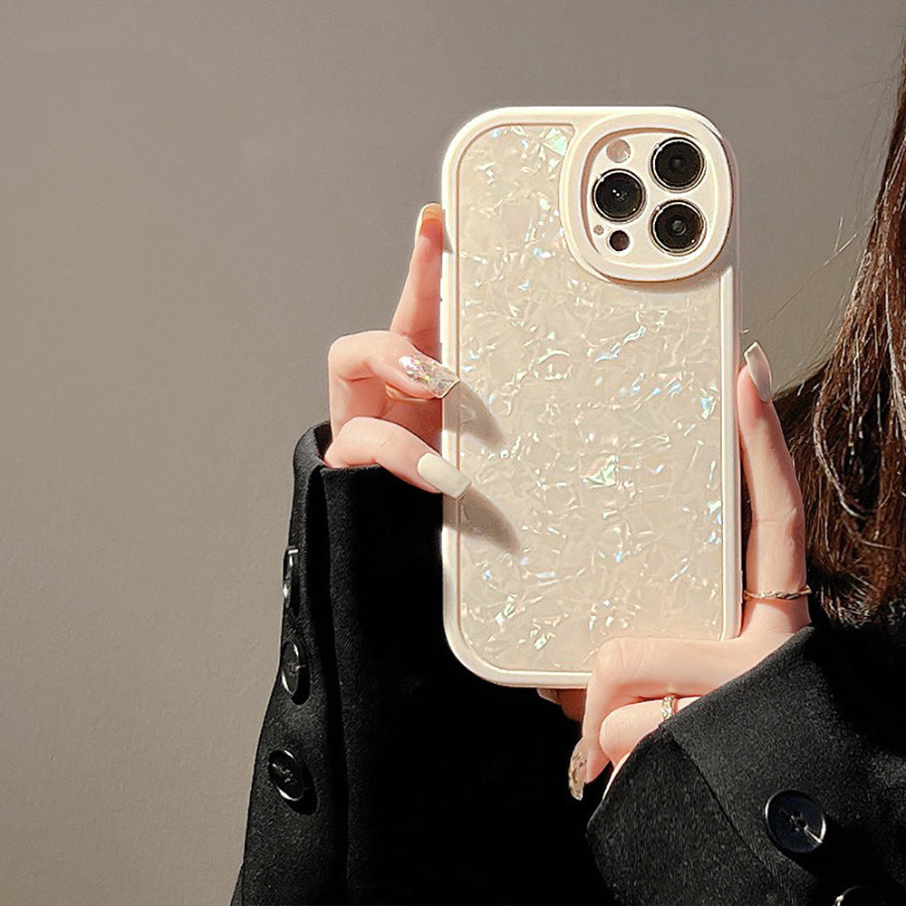 Silver Sprinkle - iPhone back cover only