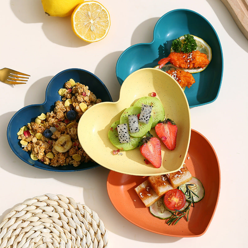 10pcs Multi Color Plate Set With Stand