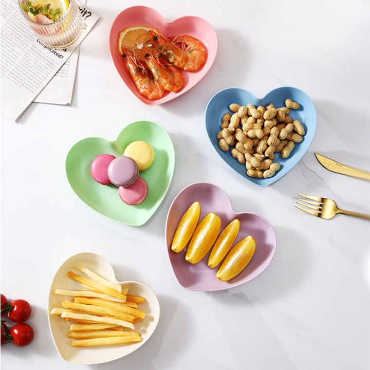 10pcs Multi Color Plate Set With Stand