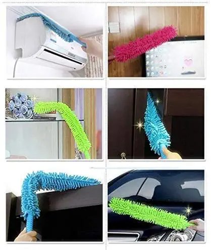 Adjustable & Foldable Microfiber Cleaning Duster for Multipurpose use - Duvera
