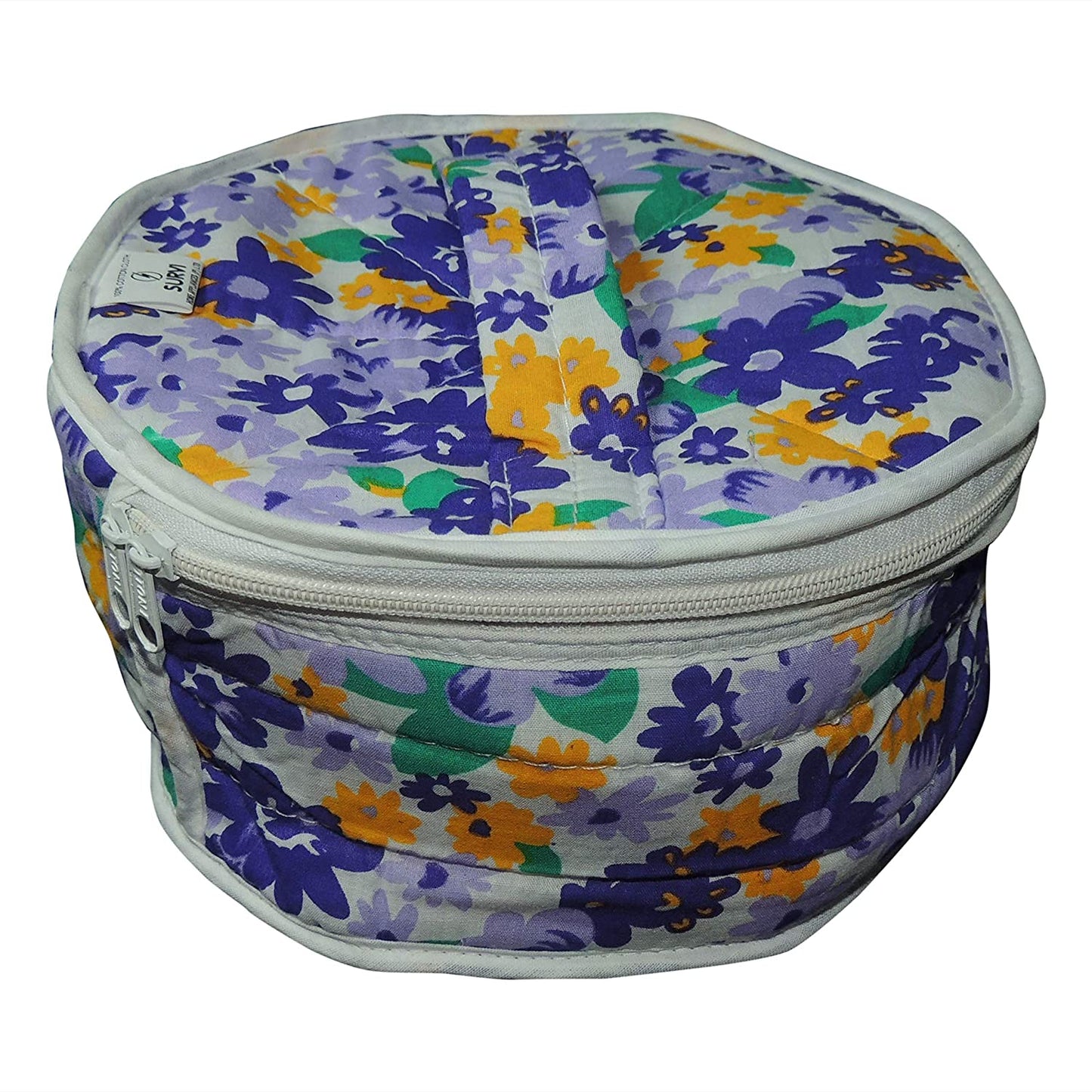 Cotton Centered Zip Roti Box - Duvera