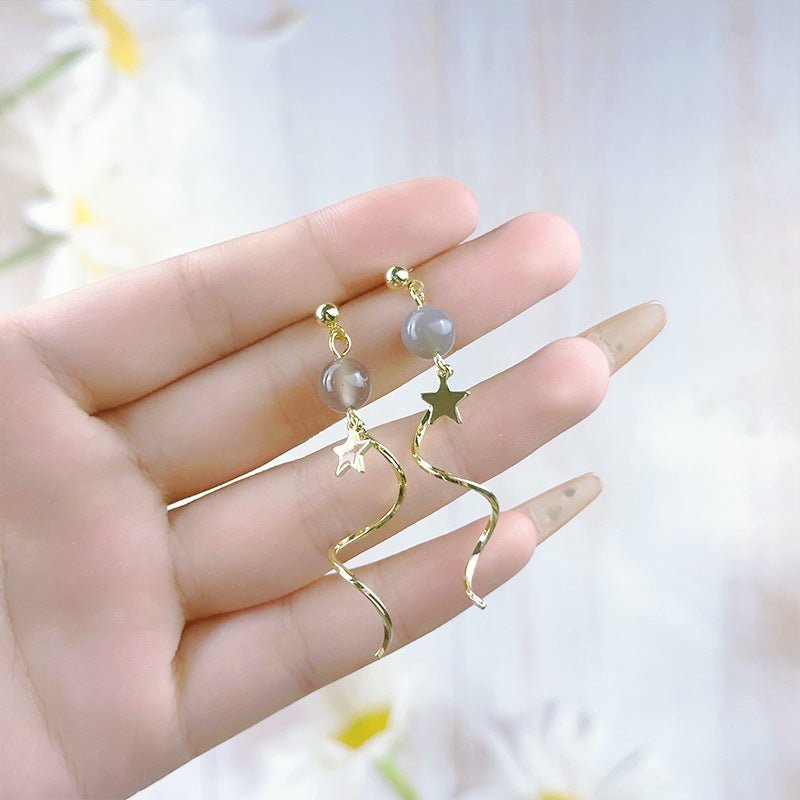 Crincle Style Earrings - Duvera