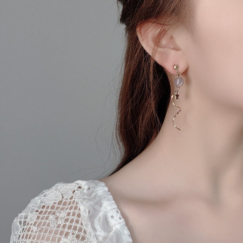 Crincle Style Earrings - Duvera