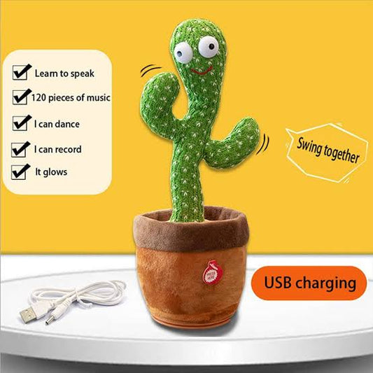 Dancing and Talking Cactus Toy for Kids - Duvera