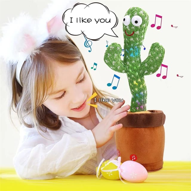 Dancing and Talking Cactus Toy for Kids - Duvera