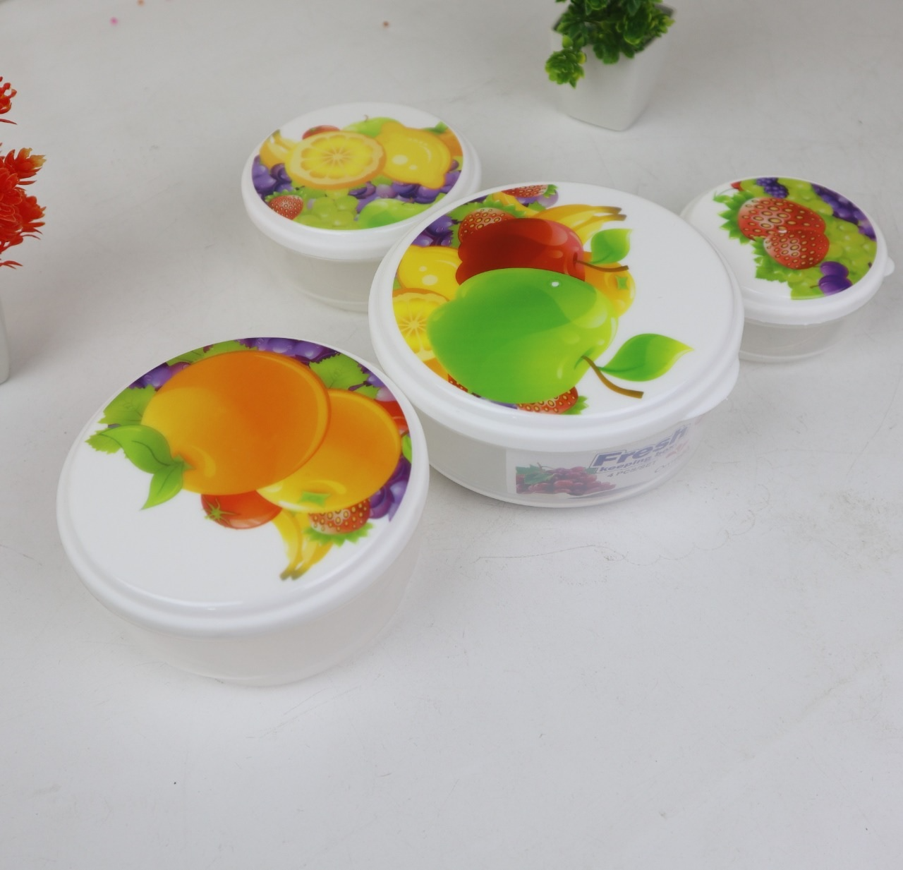 Pack Of 4 Fresh Food Keeping Jars