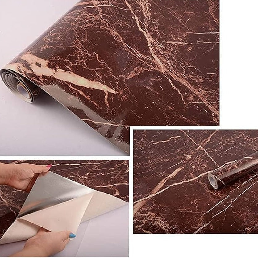Self Adhesive Marble Sticker Sheet 2 x 6.5 Feet