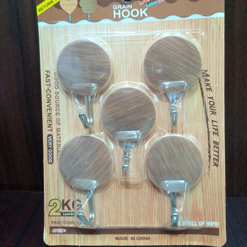 Pack Of 5 Self Adhesive Wall Hook