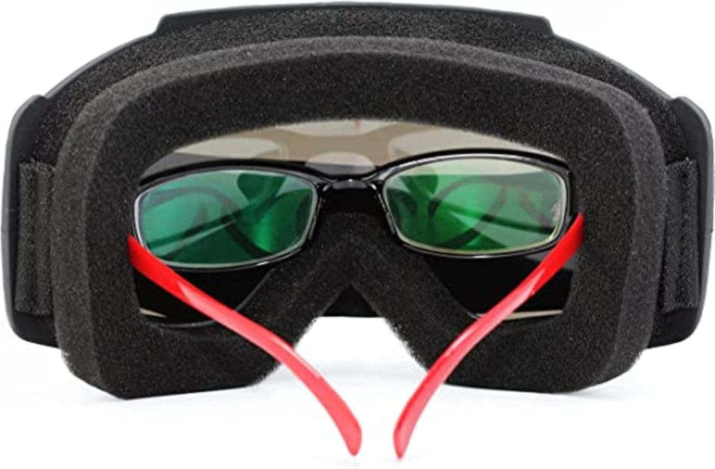 Hard Plastic Goggles Face-Mask with Dust-Mask