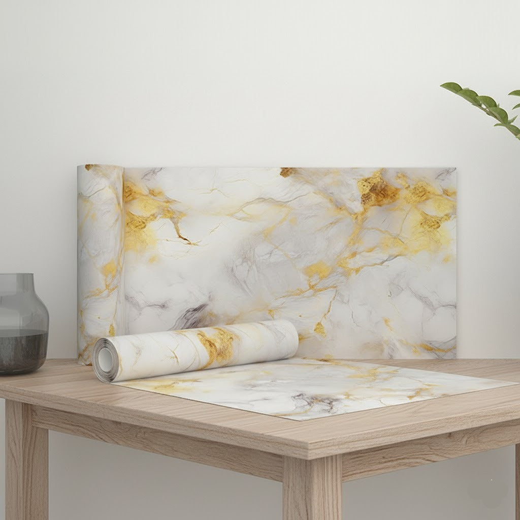 Self Adhesive Foamic Marble Sheet (120x40 Inches)