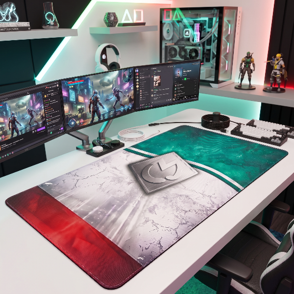 Smooth Gaming Keyboard Desk Mat (Random Design)