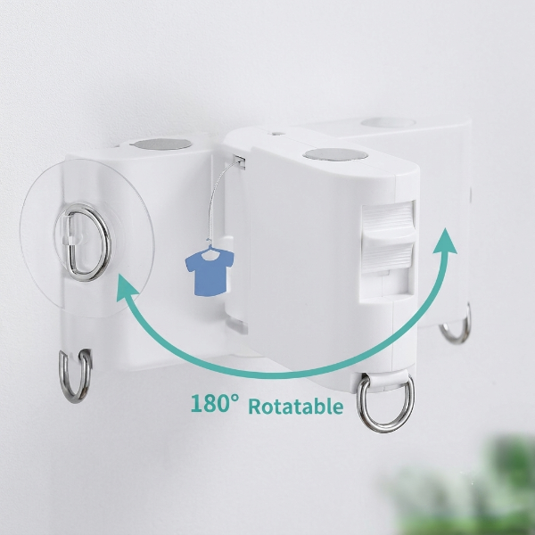 Retractable Wall Mounted Clothes Hanger