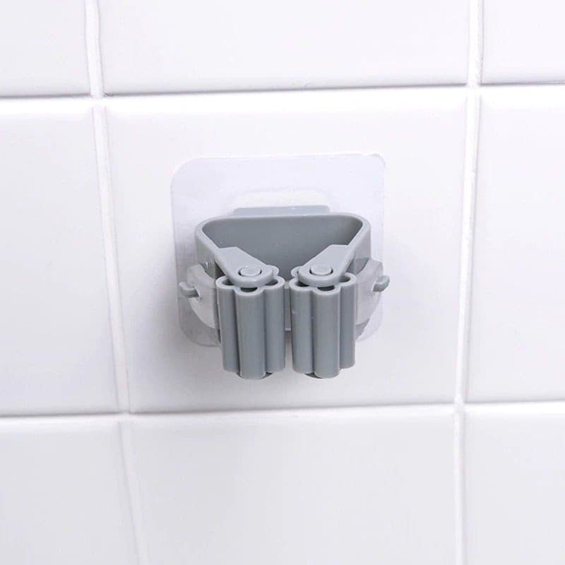 Pack Of 3 - Wall Mounted Mop, Brush & Broom Holder