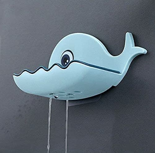 Fish Style Soap Dish, Wall Mount Strong Self-Adhesive - Duvera
