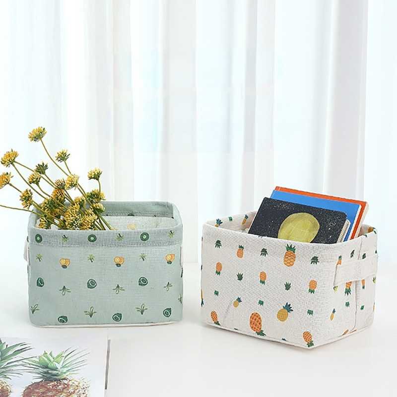 Foldable Storage Organizing Basket. - Duvera