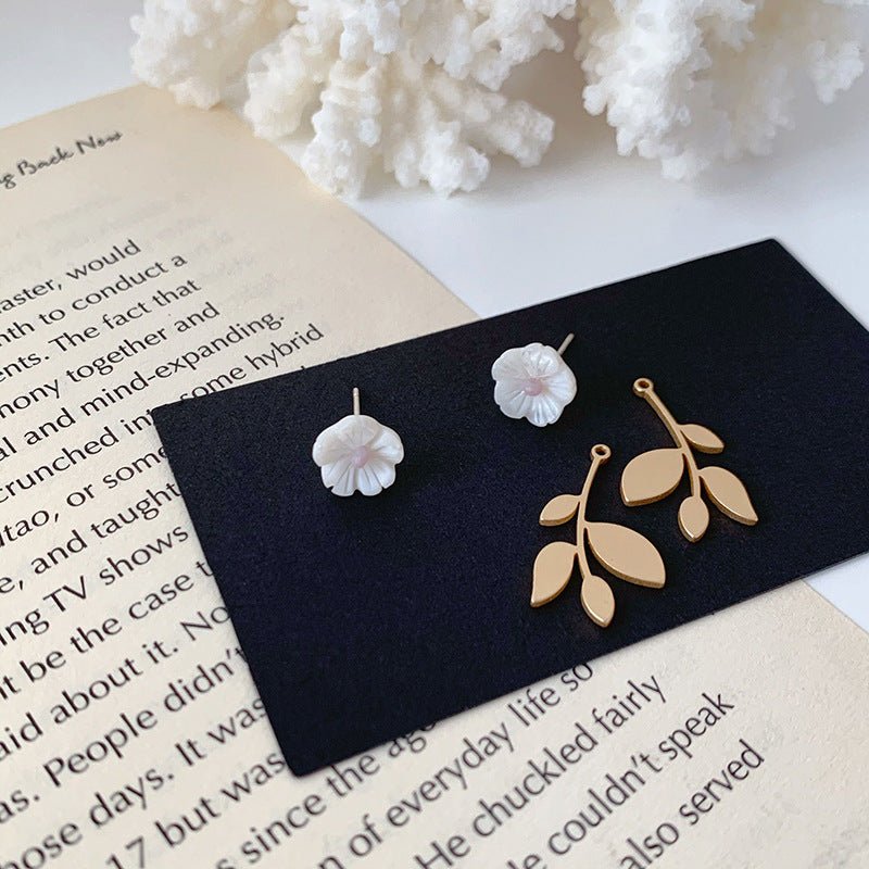 French Flower Stud Earrings - Duvera