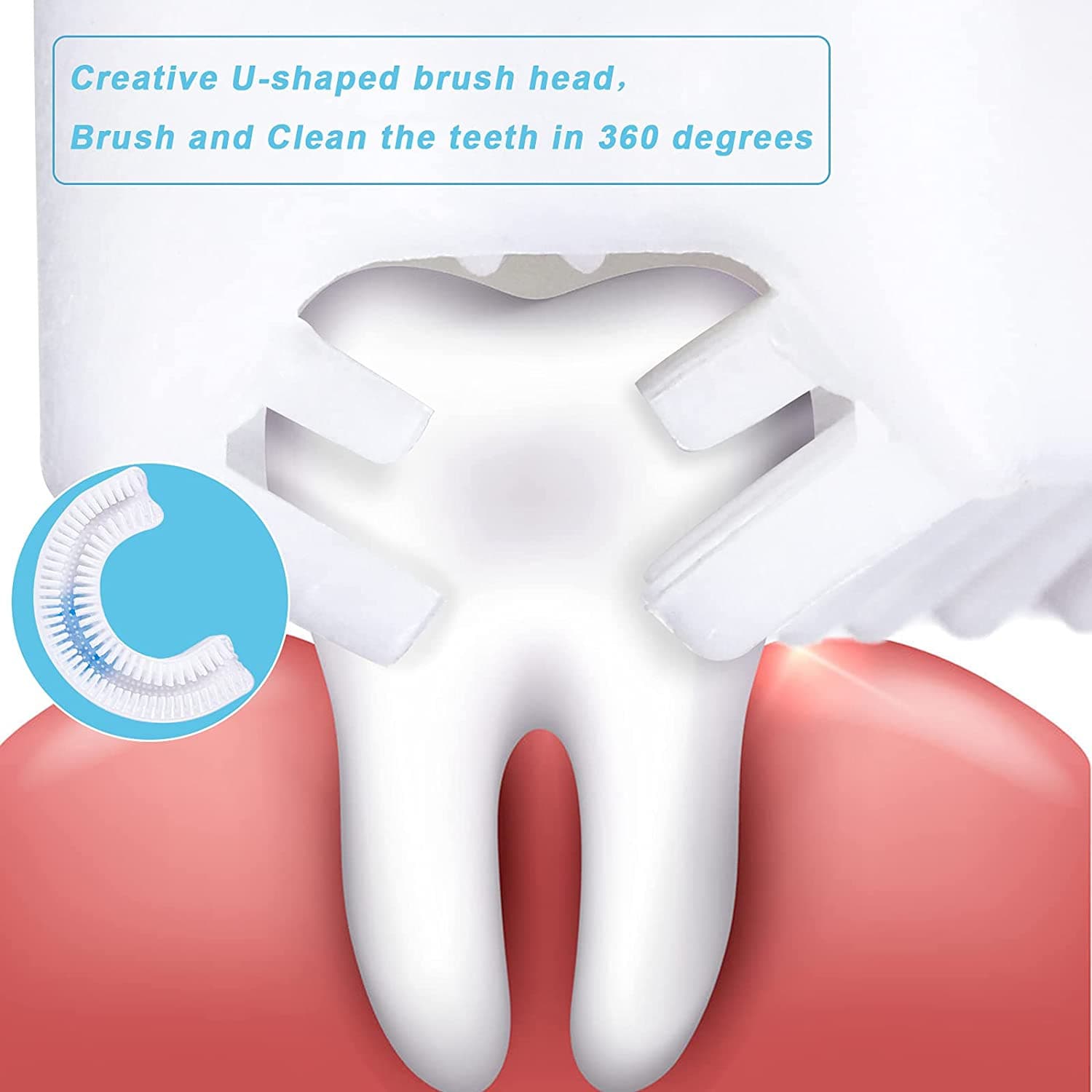 High Quality Ushape Toothbrush for Kids. - Duvera
