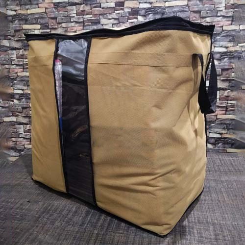 Non Woven Cream Colour Storage Bag. - Duvera
