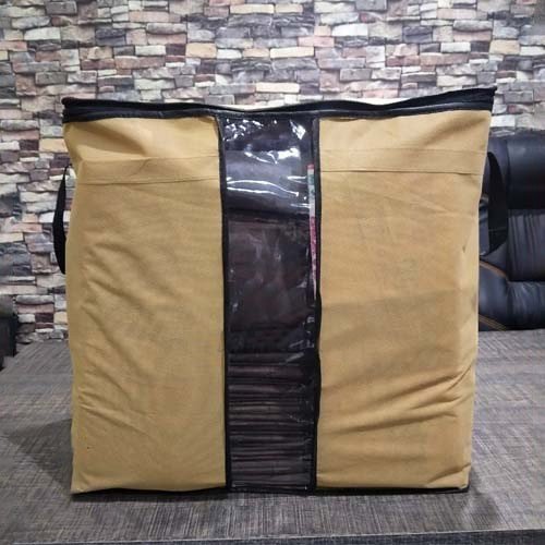 Non Woven Cream Colour Storage Bag. - Duvera