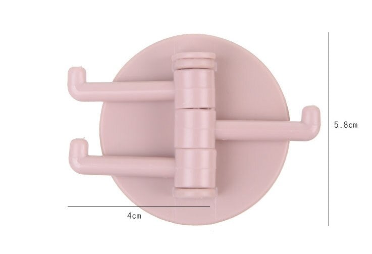 Pack Of 2 Self Adhesive 3 Branch Hook for Multipurpose Use - Duvera