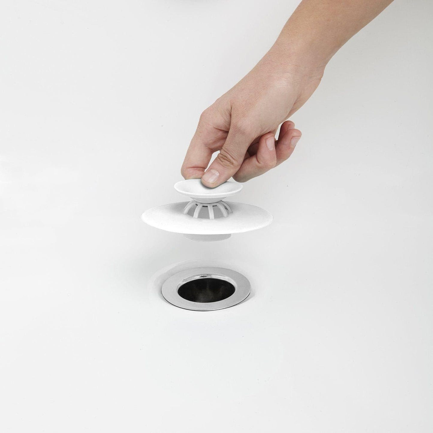Pack Of 2 - Silicone Sink Drainer Filter for Kitchen & Bathroom - Duvera