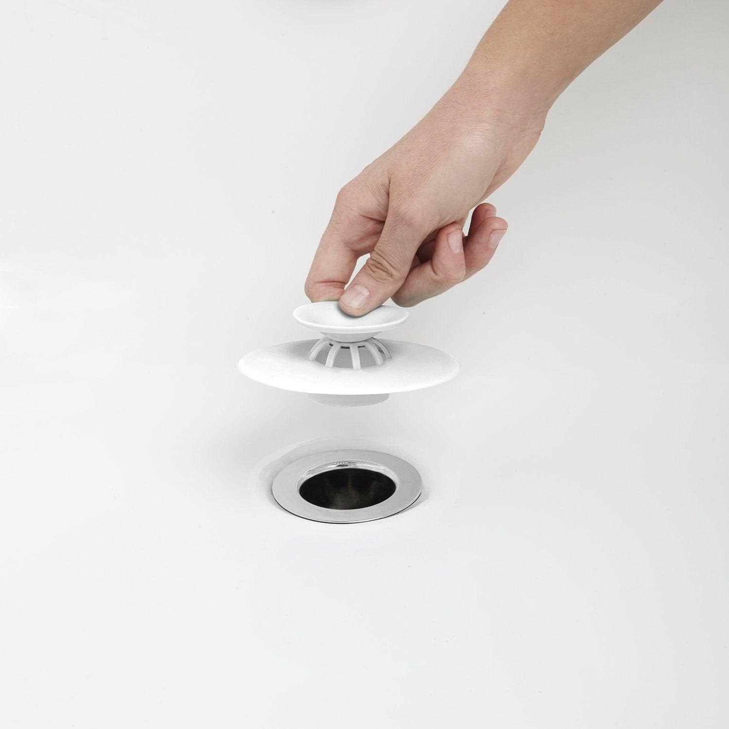 Pack Of 2 - Silicone Sink Drainer Filter for Kitchen & Bathroom - Duvera