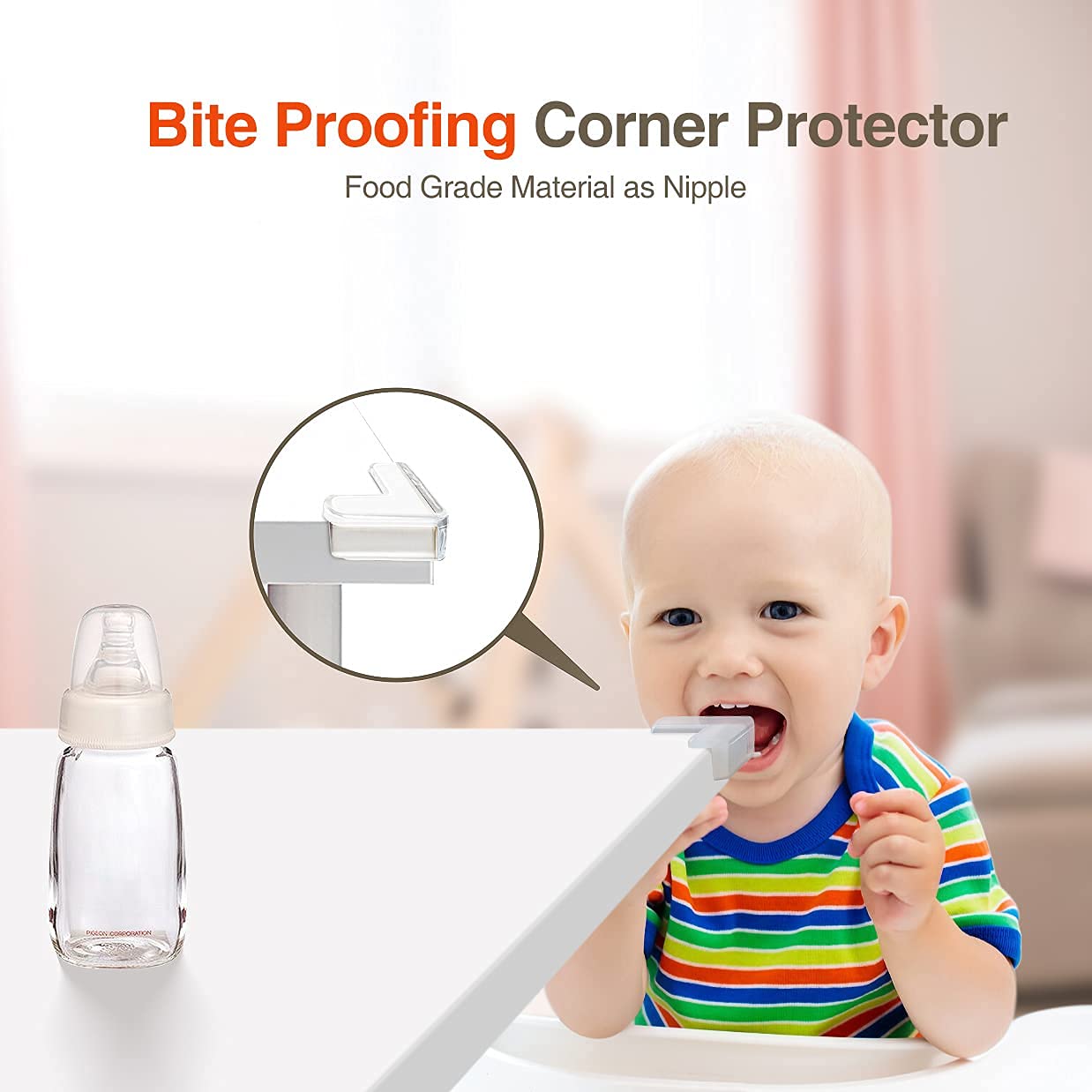 Pack Of 4- Silicone Table Corners Edge Protector - Duvera