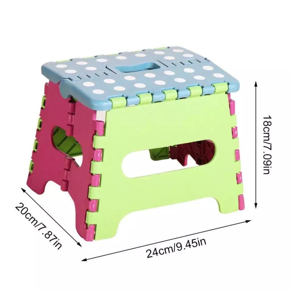 Plastic Portable Folding Stool for Kids - Duvera