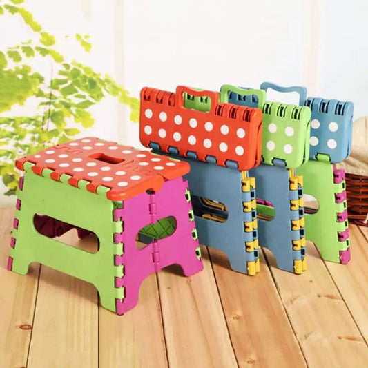 Plastic Portable Folding Stool for Kids - Duvera