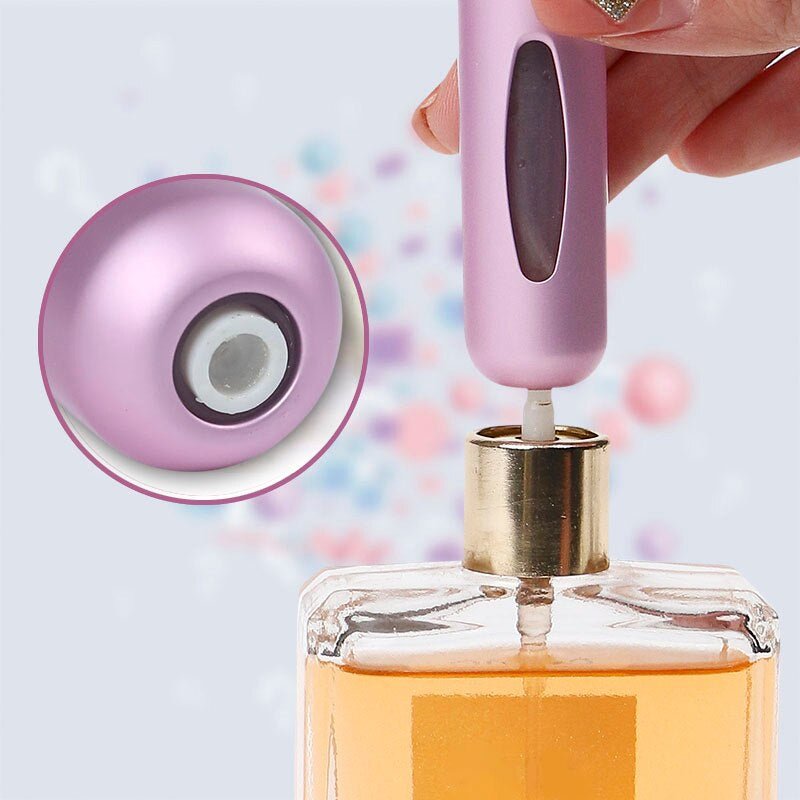 Portable Mini Refillable Perfume Bottle With Spray. - Duvera