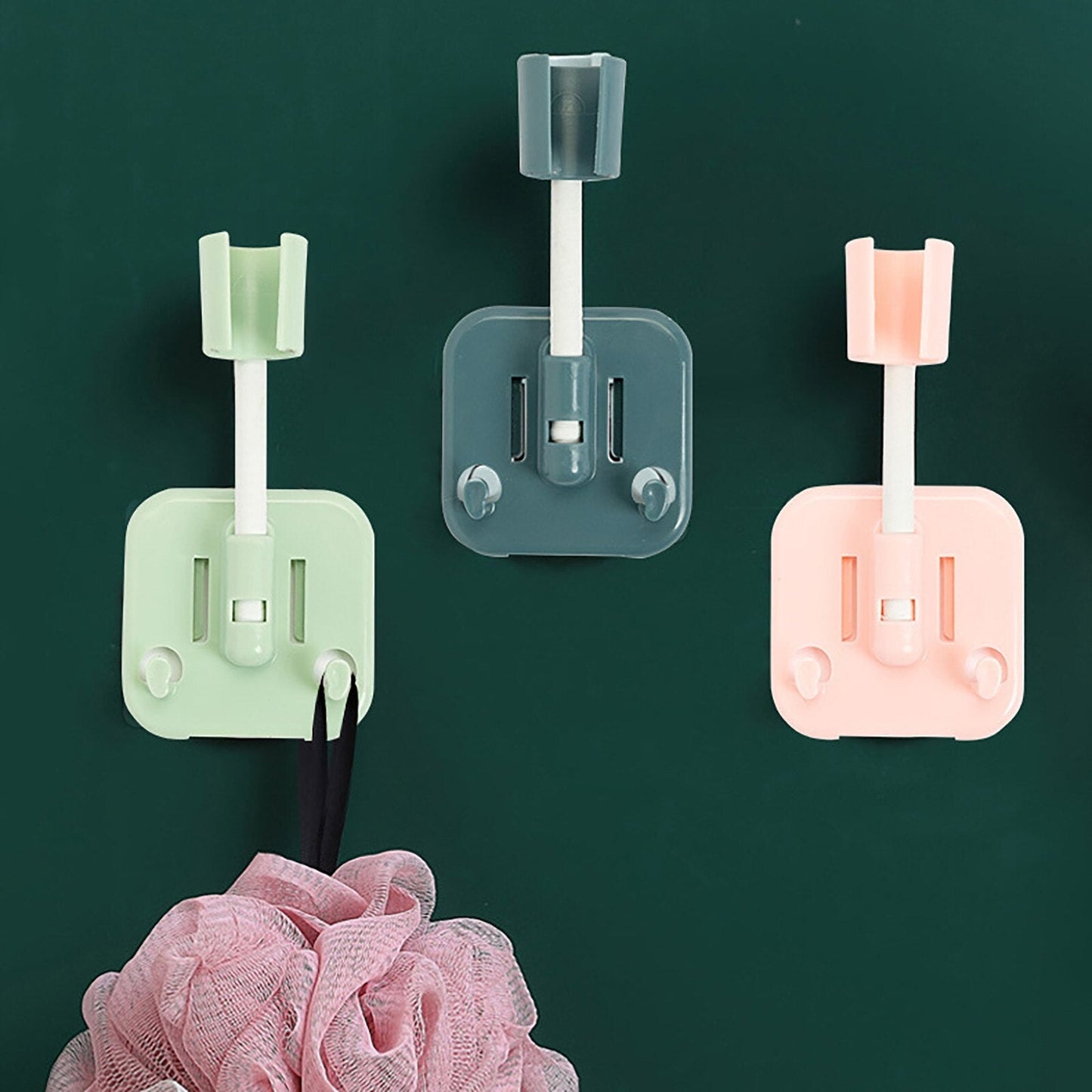 Portable Shower Universal Adjustable Shower Stand With Hook. - Duvera