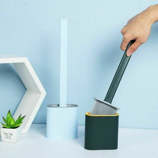 Self Adhesive Silicone Toilet Brush. - Duvera