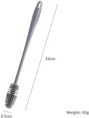 Silicone Long Handle Bottle Cleaning Brush - Duvera