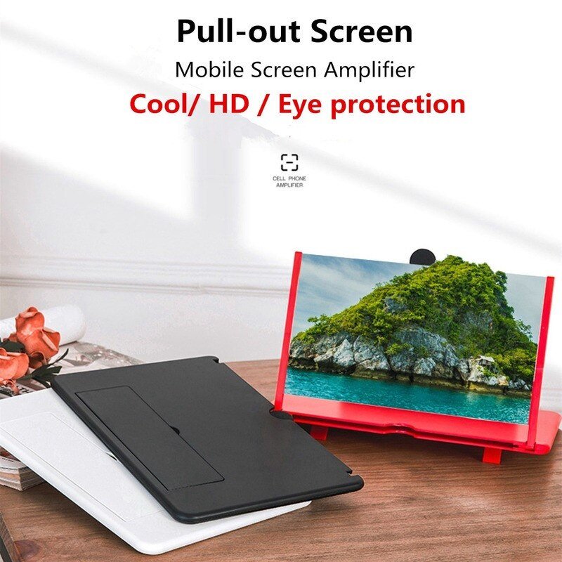 Smart Phone Screen Magnifier For All Phones Screen Amplifiers Projector. - Duvera