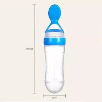 Squeeze Baby Feeder with Spoon - Duvera