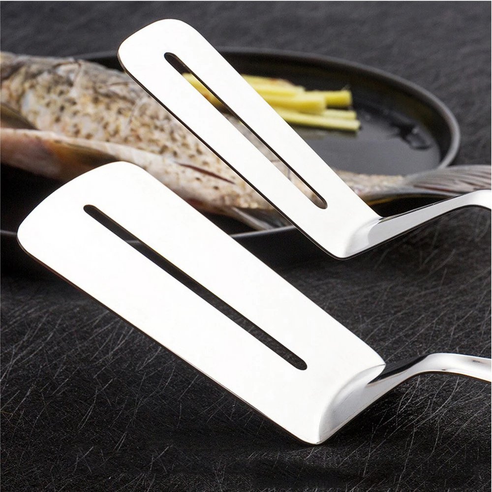 Stainless Steel Double Sided Frying Fish Spatula - Duvera