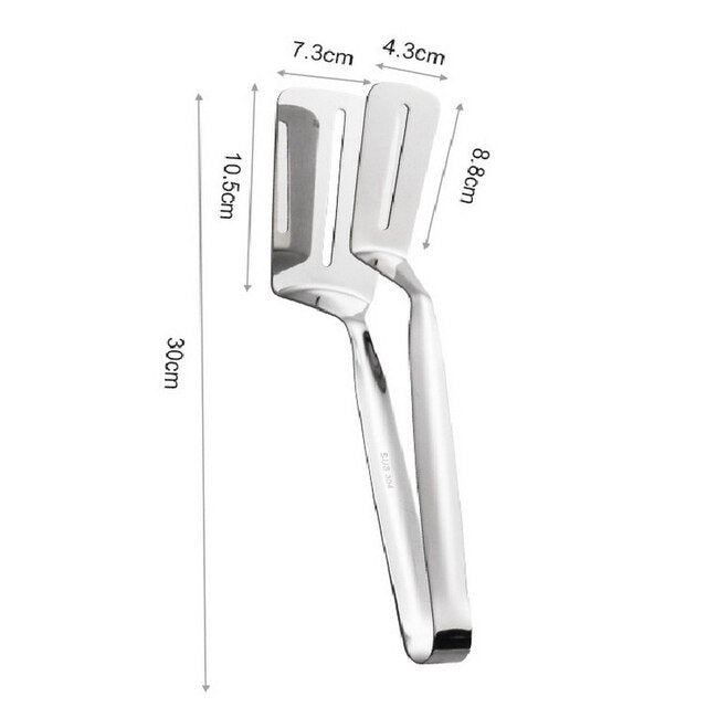 Stainless Steel Double Sided Frying Fish Spatula - Duvera