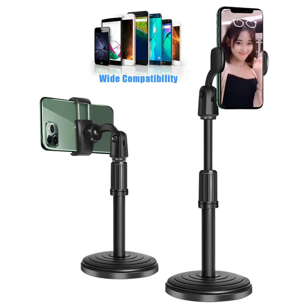 Stand Holder For Phone, Clip Bracket Table Cell Phone Support Holder Mount For Live Broadcast - Duvera