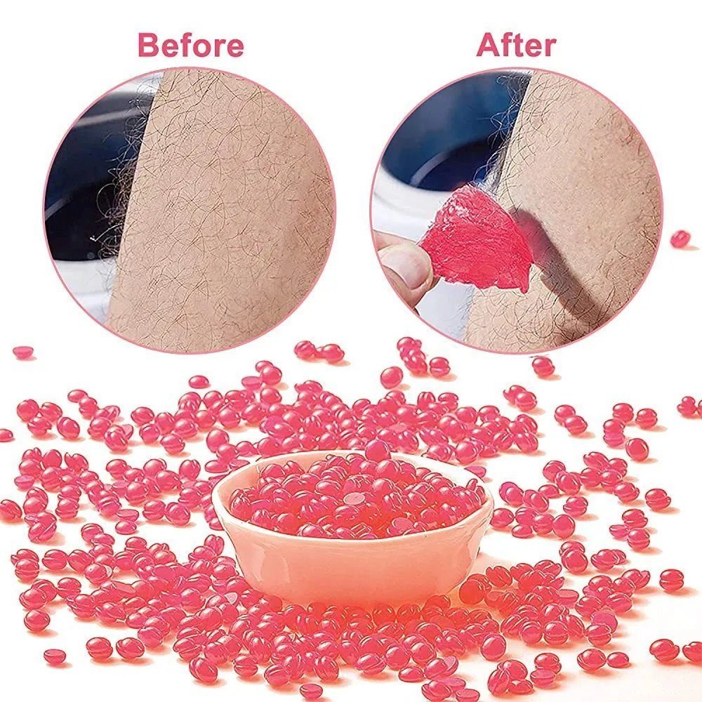Wax Beans Depilatory Hot Film Wax Pellet Removing Unisex Hair Removal (100mg) - Duvera