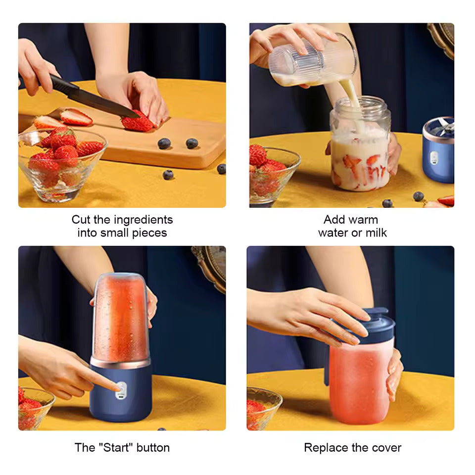 Portable USB Blender Juicer with Extra Cup
